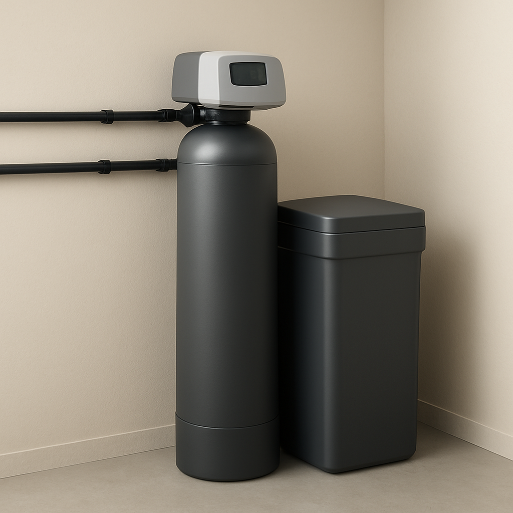 Whole-house water softener